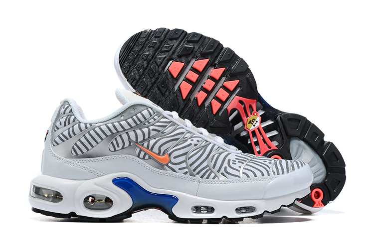 2021 Nike Air Max Plus LX Zebra White Orange Blue